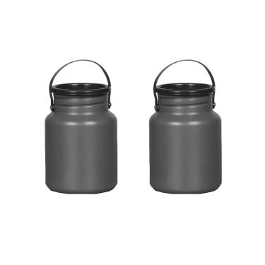 Imagem de Vasilhame Bombona Leiteira Ordenha Plástico 5 L  2 Unid. 