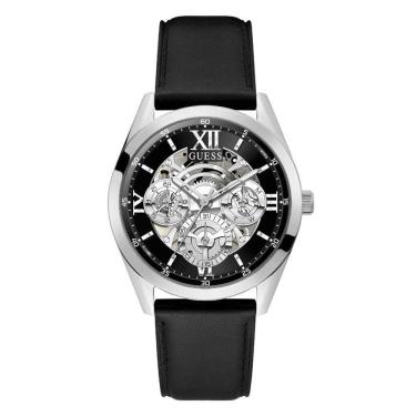 Imagem de Relógio Guess Masculino Preto Couro Tailor Gw0398G1