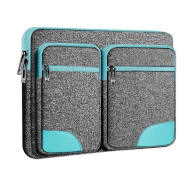 Imagem de Hseok Capa para laptop de 15, 6,1 e 16 polegadas, com 5 bolsos, compatível com MacBook Pro de 16 polegadas, 2025-2019, M4, M3, M2, M1, Mac de 15,4 polegadas e a maioria dos notebooks de 15-16