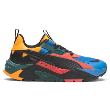 Imagem de PUMA Tênis masculino RS-TRCK Cross-Trainer, Future Blue/PUMA Black/Saffron, 10.5