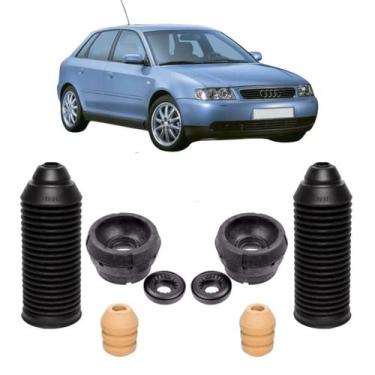 Imagem de Kit Coxim Batente Amortecedor Dianteiro Audi A3 1996 A 2006 - Solupe P