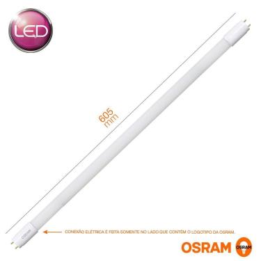 Imagem de Kit 25 Lampadas Led Tubo T8 9W 4000K 900Lm Biv G13 - Osram
