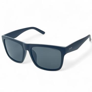 Imagem de ÓCULOS DE SOL SOLON GLASSES QUADRADO PRETO POLARIZADO COM PROTEÇÃO UV400 + CASE RIGIDA + FLANELA + LIMPA LENTES