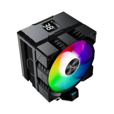 Imagem de Cooler De CPU ARGB Power Train X-Gamerx Z-1300 Com 4 Tubos De Calor E 