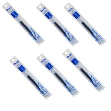 Imagem de Carga caneta pentel energel lr7-c 0.7 azul kit 6 und refil