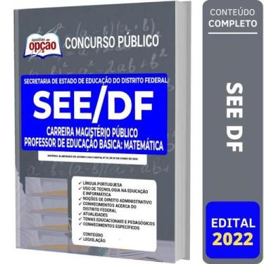 Imagem de Apostila See Df - Professor De Educação Básica Matemática - Apostilas 