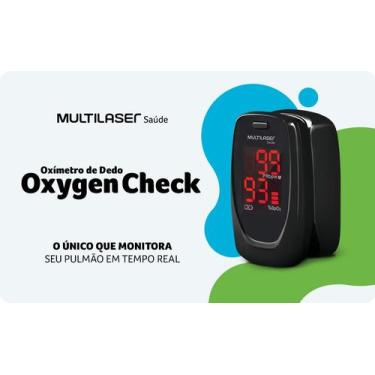 Imagem de Oxímetro De Pulso Para Dedo Multilaser