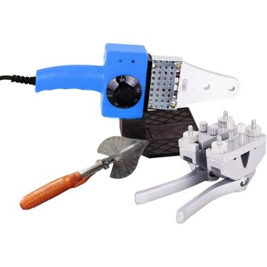 Imagem de Máquina De Solda De Correia Redonda Pu 800w Conector De Correia De Acionamento Elétrico Conjunto De Máquina De Fusão A Quente De Correia De Poliuretano Com Acessório De Tesoura Soldador De