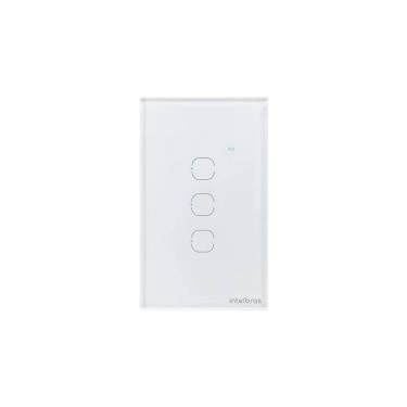 Imagem de Interruptor Inteligente Touch Wi-Fi 3 Teclas EWS 1003 Branco Intelbras