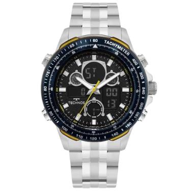 Imagem de Relógio Technos Masculino Ts Digitech Prata - Bj4130ab/1p