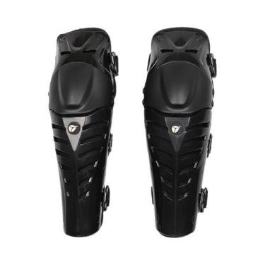 Imagem de Protetores De Joelho Para Motocross Vermelhos Equipamento De Segurança
