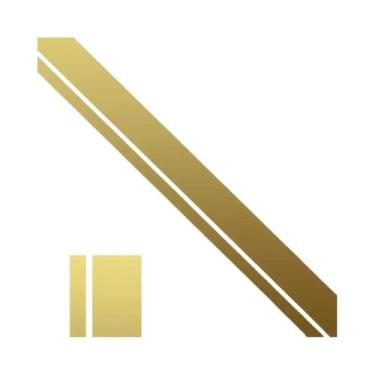 Imagem de Adesivos Impermeáveis Para Motocicleta De 50CM, Faixas Para Tanque De 