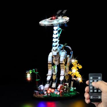 Imagem de Kyglaring LED Lighting Kit (No Model) Designed for Lego Horizon Forbidden West: Tallneck 76989 Model Building Set - Without Lego Set (RC Version)