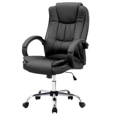 Imagem de Cadeira Escritório Giratória Presidente Melbourne Fratini Revestida em