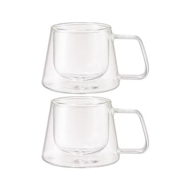 Imagem de Conjunto com 2 Xícaras para Café Wolff com Parede Dupla - 180 ml