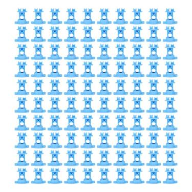 Imagem de HEEPDD, Isoladores de Cerca Tipo Parafuso, Azul, ABS, 100 Peças, 55 x 48mm, à Prova de Chuva, para Cerca Elétrica de Fazenda e Jardim