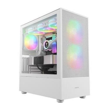 Imagem de Gabinete Gamer Gamdias Talos E3 Mesh Elite, Mid Tower, 3 Fans, Sem Fonte, Branco