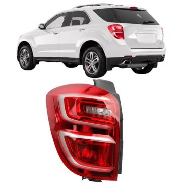 Imagem de Wahparts Conjunto de luz traseira do lado esquerdo do motorista compatível com lâmpada de freio traseira Chevy Equinox 2016 2017 GM2800279