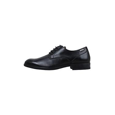 Imagem de PIKOLINOS Sapatos com cadarço/cadarços de couro Bristol para homens, Preto-87, 10-10.5