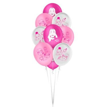 Imagem de BALAO LATEX REDONDO 9 pol. EMILLY VICK E DOS ROSA 25 un.