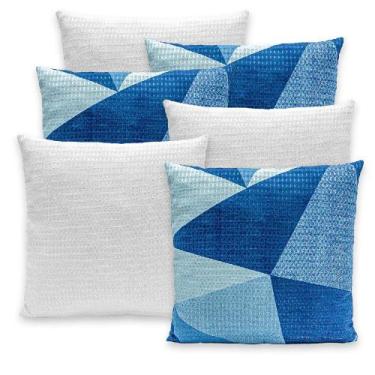 Imagem de Kit 6 Capas de Almofadas Piquet 40x40 Com Zíper Favinho Decoração - Ra