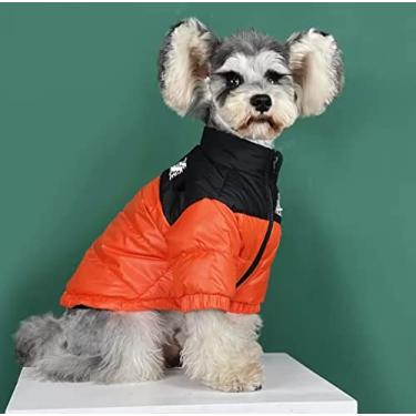 Imagem de Casaco de inverno para cães - 90% jaqueta de penas de pato para cães pequenos e médios - casaco de cachorro espesso corta-vento roupas de inverno para clima frio e neve