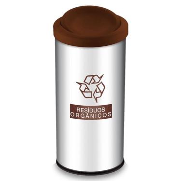 Imagem de Lixeira Decorline Brinox 40,5 Litros com Tampa