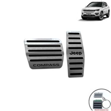 Imagem de Pedaleiras Jeep Compass 2017/2020 Automático Preto