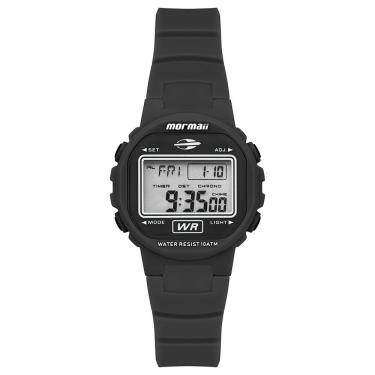Imagem de Relógio Mormaii Feminino Infantil Preto - Molcdaaz-8p