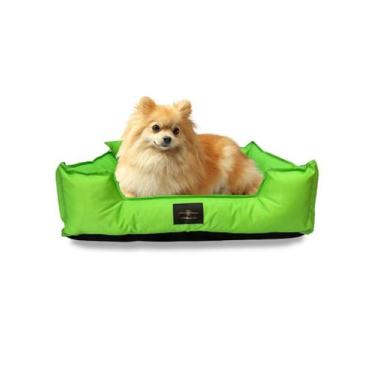 Imagem de Cama Caminha para Pets Cachorro e Gato Luxo Tamanho M 60x50cm em Nylon