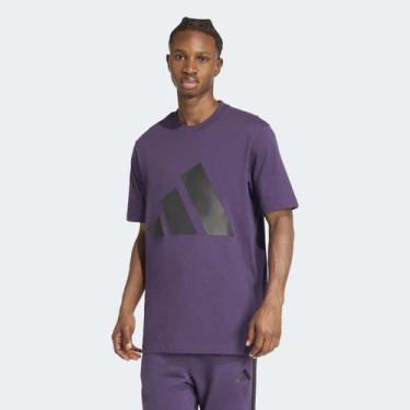 Imagem de Camiseta Adidas Big Logo Masculina, Roxo, P