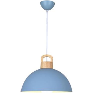 Imagem de Lustre para sala de jantar - Luminárias pendentes de LED estilo industrial - Lustres de abajur Lustre de cabeça única para sala de jantar, decoração moderna