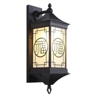 Imagem de Luminária de parede LED externa IP54 à prova d'água, luz de varanda, iluminação de corredor, varanda de jardim, luminária pendente de teto LED