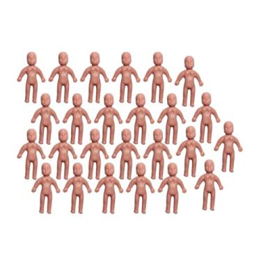 Imagem de Kit Bonequinho P/Maquete Escola Brinquedo são 25 Mini Bonequinhos (Branco)