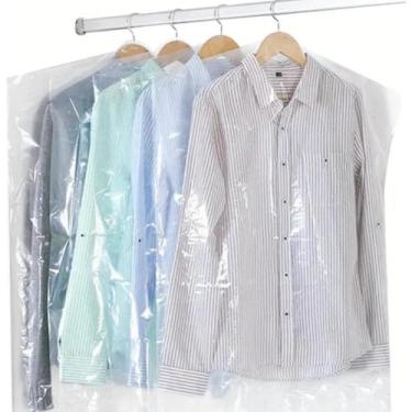 Imagem de Capa para Terno, Kit 50, Capa para Terno Transparente(60cm x 1 metro,50 UND)