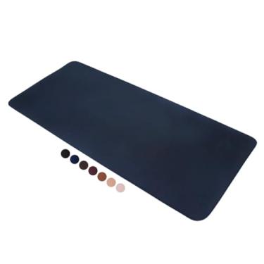 Imagem de Mouse Pad Gamer Grande 70x30cm | Desk Pad em Couro para Precisão no Jogo e Conforto no Trabalho (Azul)