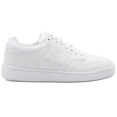 Imagem de Tênis New Balance 480 Low Masculino, 39, Branco