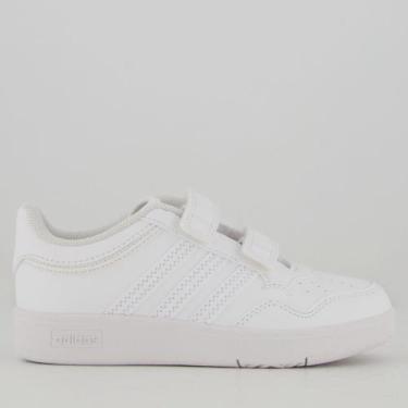Imagem de Tênis Adidas Hoops 4.0 CF Infantil Branco, 32