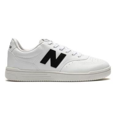 Imagem de Tênis New Balance BB80 Unissex, 39, Branco, Preto
