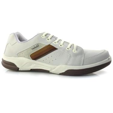 Imagem de Sapatênis Masculino Confort Way Off White 6356, 40