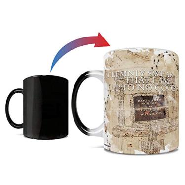 Imagem de Harry Potter – Mapa do Marauder – Uma caneca de cerâmica sensível ao calor com mudança de cor de 325 ml – Imagem revelada quando líquido quente é adicionado! – Mercadoria oficialmente licenciada