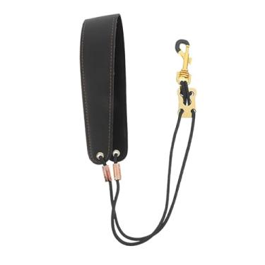 Imagem de YIJU Correia de pescoço para saxofone tenor alto soprano, acessório portátil ajustável para instrumento musical para presença em palco