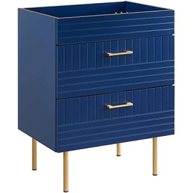 Imagem de Modway Armário de banheiro EEI-5106-BLU Daybreak 61 cm (lavatório não incluído), azul