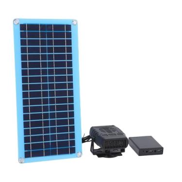 Imagem de Asixxsix Aquecedor alimentado solar de 30W, Aquecedor de painel solar monocristalino portátil com vários níveis de aquecimento para Chicken Coop Casa de Animais Interior do carro