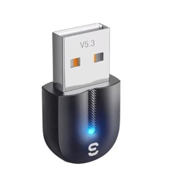 Imagem de Adaptador Es sager USB Bluetooth Dongle 5.3 Para PC Laptop Alto-Falante Receptor De Áudio