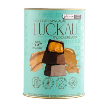 Imagem de Bombom Choco 54% Cacau Paçoca Luckau 198g