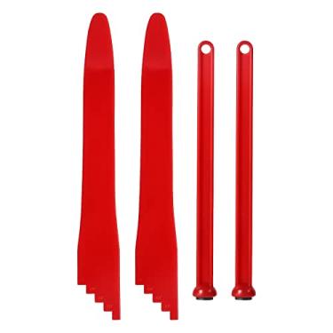 Imagem de Kit de conservas com 4 peças, 2 peças de elevador magnético de tampa de lata, 2 peças, ferramenta de remoção de bolhas, para conservas de frutas e legumes