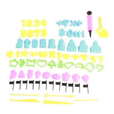 Imagem de Generic Conjunto de Brinquedos de Areia para Crianças Habilidades Práticas Educacionais Conjunto de Brinquedos de Tabuleiro de Moldes de Areia para Crianças Aniversários Ideais, Feriados, Férias Em Casa, Praia, Ao Ar Livre Seguro para Brincar Quartzo, óleo de Silicone, água, Cera de Abelha (Acessóri