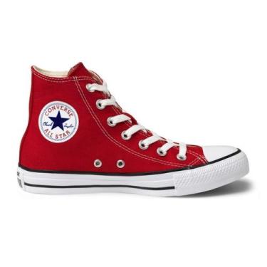 Imagem de Tenis Cano Alto Converse Chuck Taylor HI Unissex, 36, Vermelho, Branco
