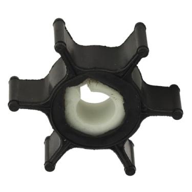 Imagem de Chiffonade Impulsor marinho estável de borracha 6 quilhas desempenho à prova de choque impulsor bomba de água fácil instalação impulsor externo uso marítimo (382221)